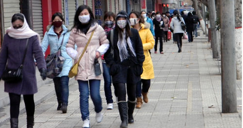 入冬第一場雪 實拍市民表情（組圖）