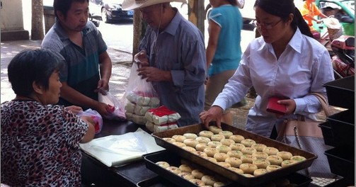 商洛市區傳統月餅上市