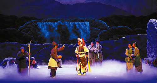 大型歷史劇《闖王寨傳奇》在商洛大劇院舉行首場演出