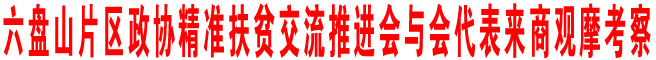 六盤山片區政協精準扶貧交流推進會與會代表來商觀摩考察