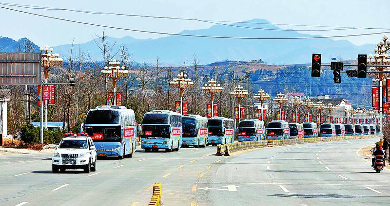 “開往春天的列車！”