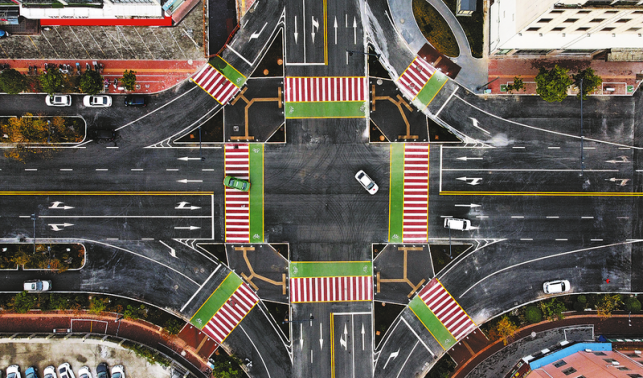 中心城區州城路通信路十字改造完成并投用