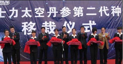 天士力集團在商洛舉行太空丹參種苗移栽儀式(圖)