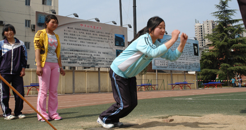 我市中考體育總分50 現場測試占35分