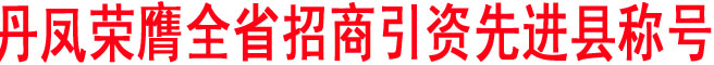 丹鳳榮膺全省招商引資先進(jìn)縣稱號(hào)