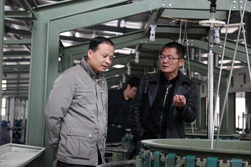 張盈安督導檢查工業園區建設