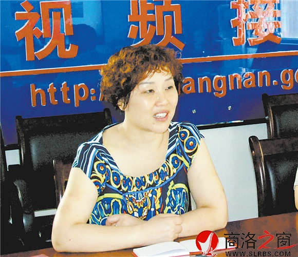 魏智華在視頻接訪平臺進行視頻接訪