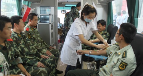 山陽消防隊集體獻血