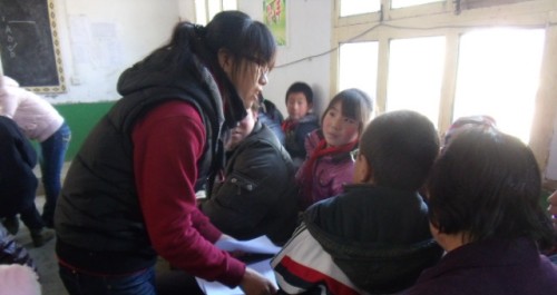 洛源鎮中心小學迎來了陜師大校園兒童貧血防治小分隊