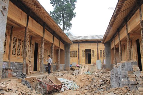 丹鳳縣對(duì)馬幫會(huì)館進(jìn)行維修